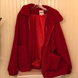 RED I AM GIA THE LABEL PIXIE JACKET